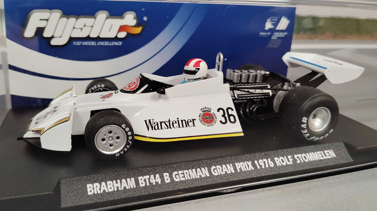 1/32スロットカー Brabham BT44 'Warsteiner' #36/ROLF STOMMELEN. German GP 1976 ブラバムF1